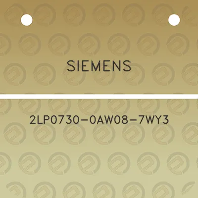 siemens-2lp0730-0aw08-7wy3