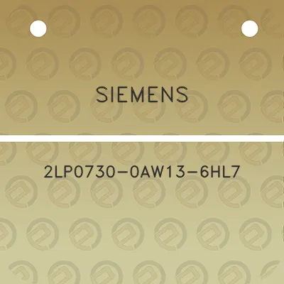 siemens-2lp0730-0aw13-6hl7