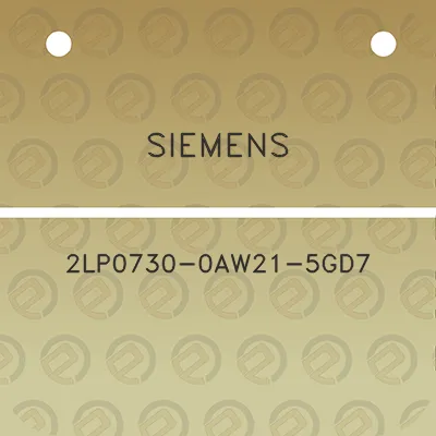 siemens-2lp0730-0aw21-5gd7