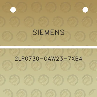 siemens-2lp0730-0aw23-7xb4