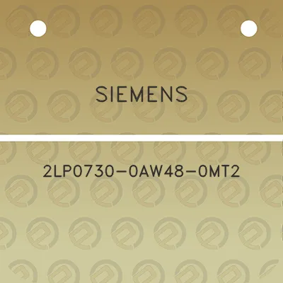 siemens-2lp0730-0aw48-0mt2