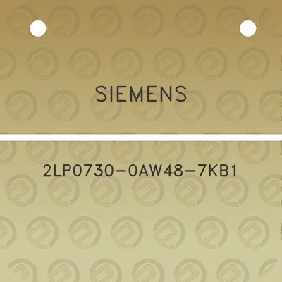 siemens-2lp0730-0aw48-7kb1