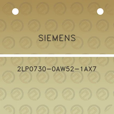 siemens-2lp0730-0aw52-1ax7