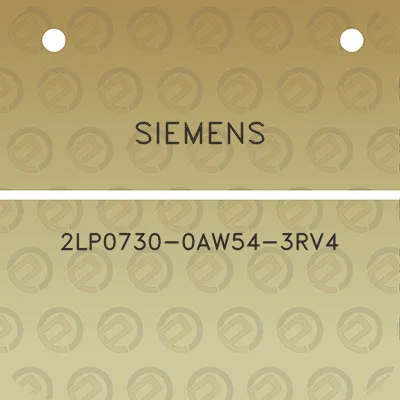 siemens-2lp0730-0aw54-3rv4