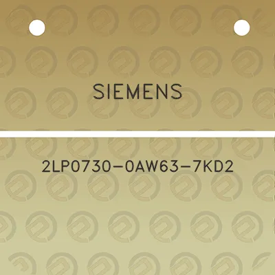 siemens-2lp0730-0aw63-7kd2