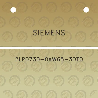 siemens-2lp0730-0aw65-3dt0