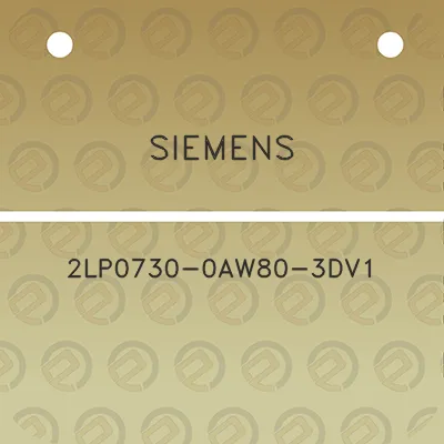 siemens-2lp0730-0aw80-3dv1