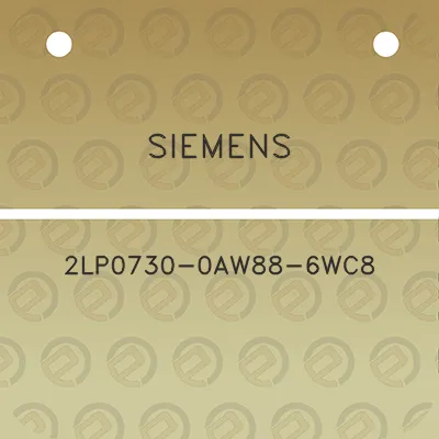 siemens-2lp0730-0aw88-6wc8