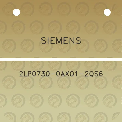 siemens-2lp0730-0ax01-2qs6