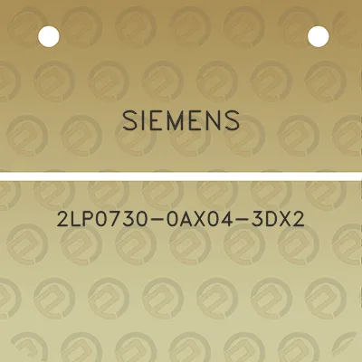 siemens-2lp0730-0ax04-3dx2