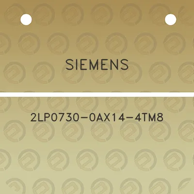 siemens-2lp0730-0ax14-4tm8