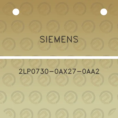 siemens-2lp0730-0ax27-0aa2