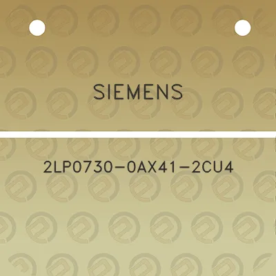 siemens-2lp0730-0ax41-2cu4