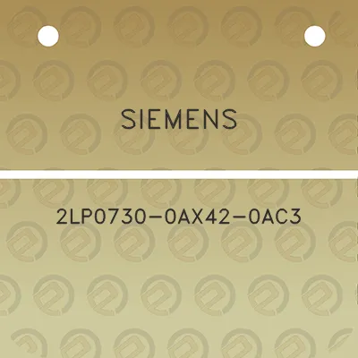 siemens-2lp0730-0ax42-0ac3