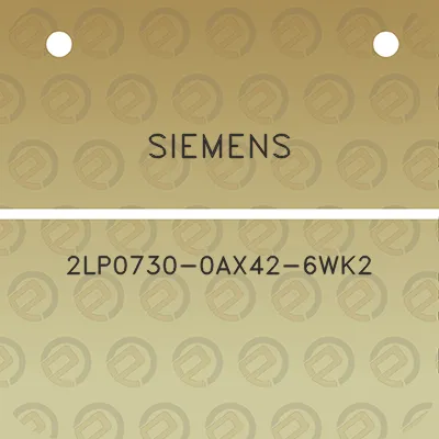 siemens-2lp0730-0ax42-6wk2