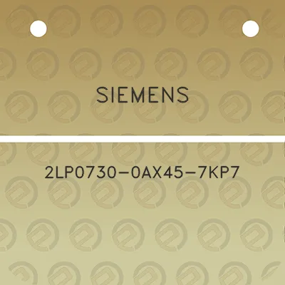 siemens-2lp0730-0ax45-7kp7