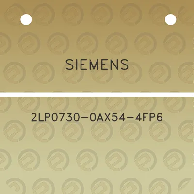 siemens-2lp0730-0ax54-4fp6