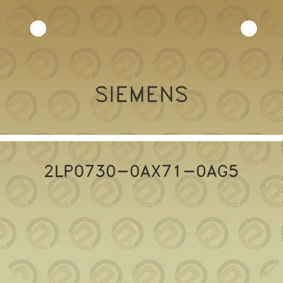 siemens-2lp0730-0ax71-0ag5