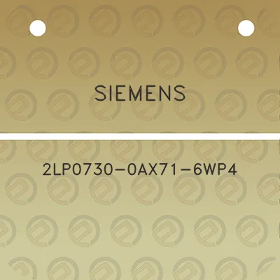 siemens-2lp0730-0ax71-6wp4