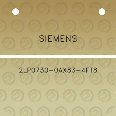 siemens-2lp0730-0ax83-4ft8