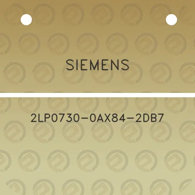 siemens-2lp0730-0ax84-2db7