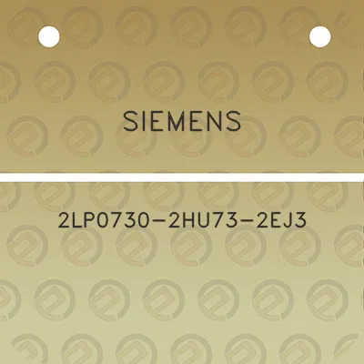 siemens-2lp0730-2hu73-2ej3