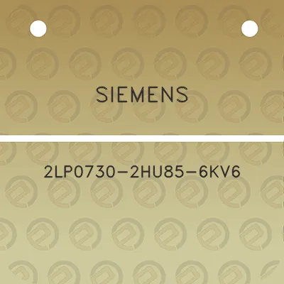 siemens-2lp0730-2hu85-6kv6