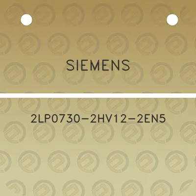 siemens-2lp0730-2hv12-2en5