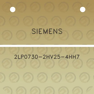 siemens-2lp0730-2hv25-4hh7