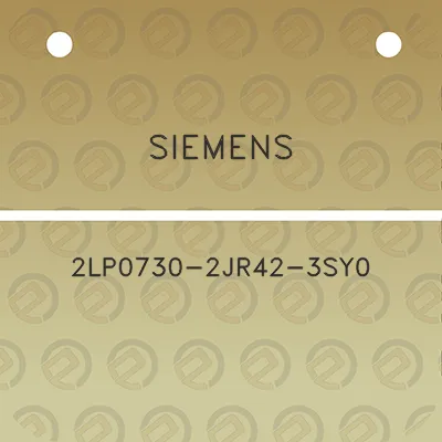 siemens-2lp0730-2jr42-3sy0