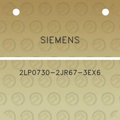 siemens-2lp0730-2jr67-3ex6