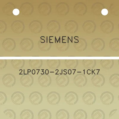 siemens-2lp0730-2js07-1ck7