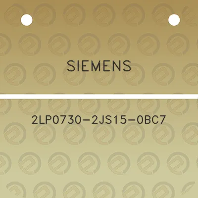 siemens-2lp0730-2js15-0bc7