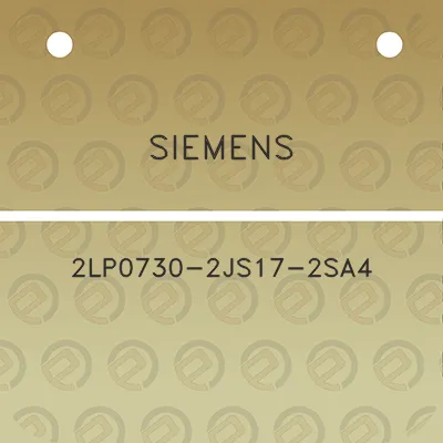 siemens-2lp0730-2js17-2sa4