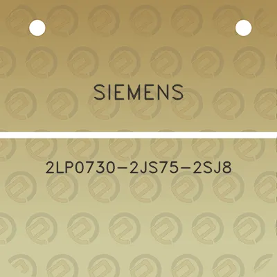 siemens-2lp0730-2js75-2sj8