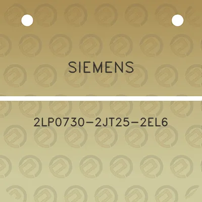 siemens-2lp0730-2jt25-2el6