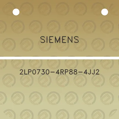 siemens-2lp0730-4rp88-4jj2