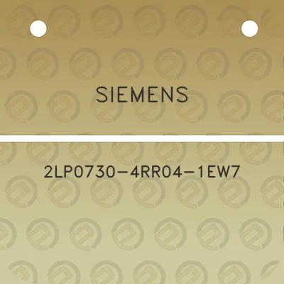 siemens-2lp0730-4rr04-1ew7