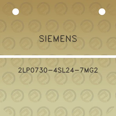 siemens-2lp0730-4sl24-7mg2