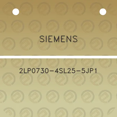 siemens-2lp0730-4sl25-5jp1