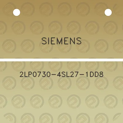 siemens-2lp0730-4sl27-1dd8