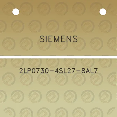 siemens-2lp0730-4sl27-8al7