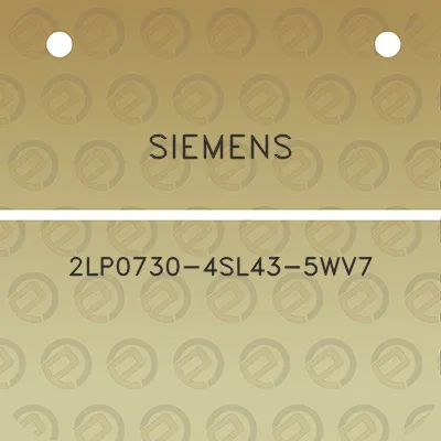 siemens-2lp0730-4sl43-5wv7