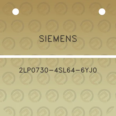 siemens-2lp0730-4sl64-6yj0