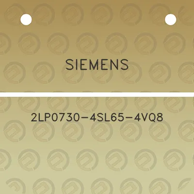 siemens-2lp0730-4sl65-4vq8