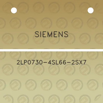 siemens-2lp0730-4sl66-2sx7