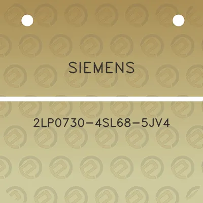 siemens-2lp0730-4sl68-5jv4