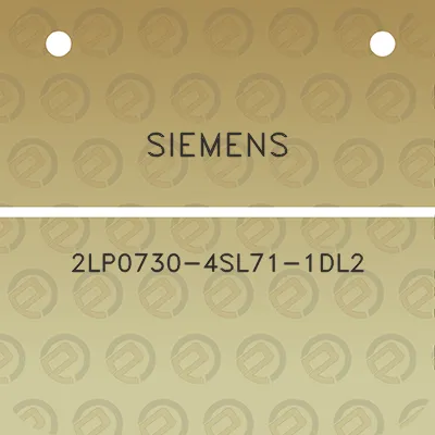 siemens-2lp0730-4sl71-1dl2