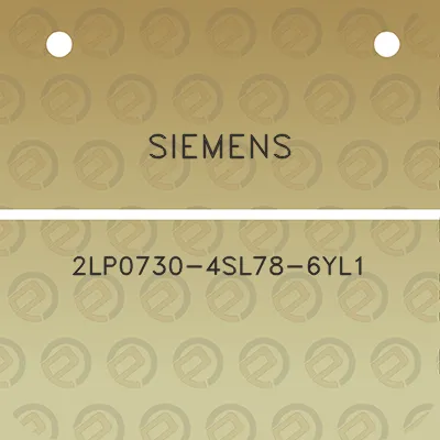 siemens-2lp0730-4sl78-6yl1