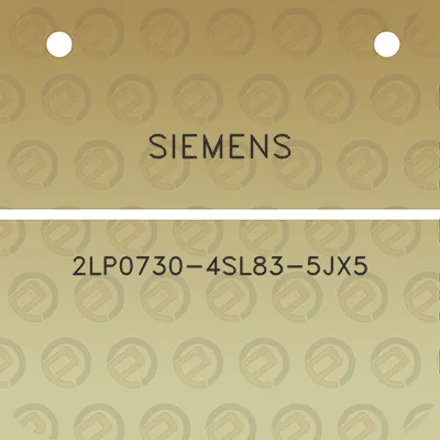 siemens-2lp0730-4sl83-5jx5